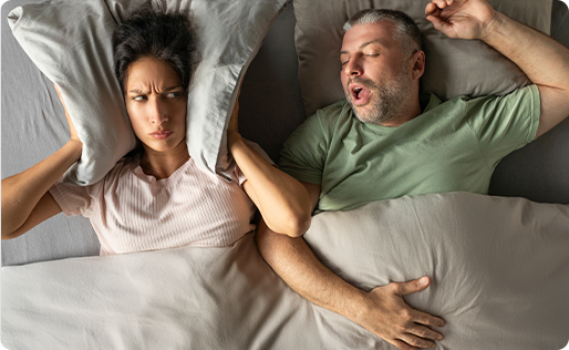 Sleeping disorder illustration